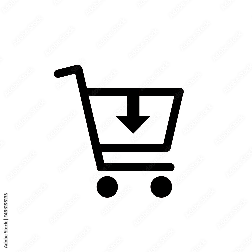 Wózek na zakupy ikona Wózek na zakupy ikona