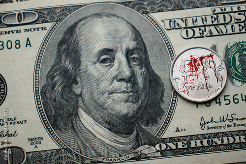 bloody Russian ruble on the dollar, the war in Ukraine, the exchange rate of the ruble, the fall of the ruble