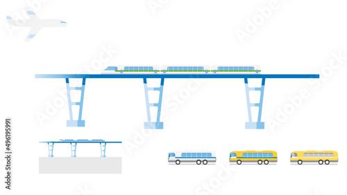 Trenes en la ciudad