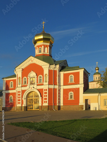 Pskov region. The city of Valdai.The Iver Monastery is one of the most revered places in Russia.