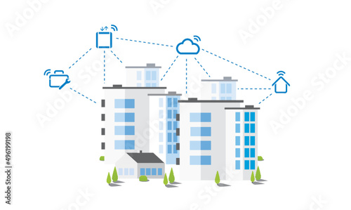 Edificios conectados a la nube