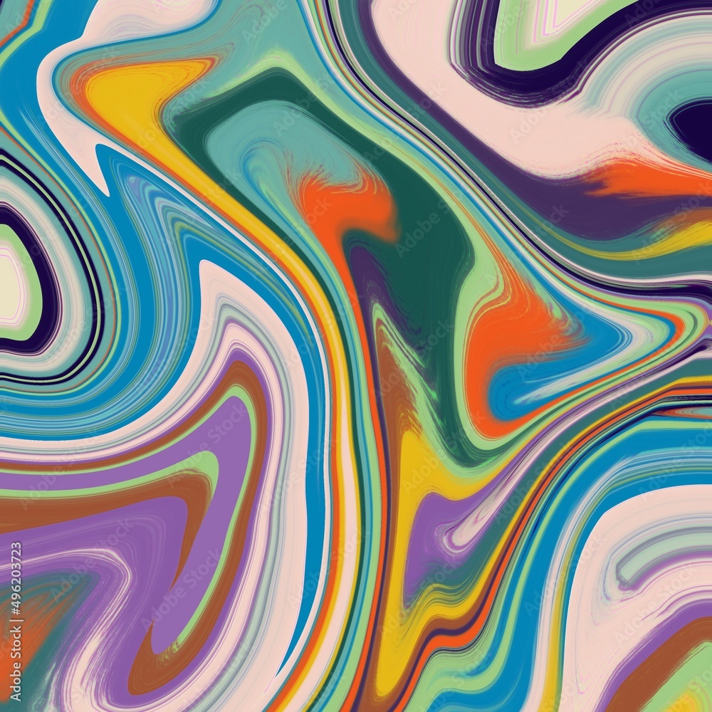  Marble liquid texture. Colorful abstract marble background