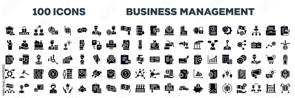 set of business management icons in filled style. editable glyph icons collection. wholesaler, pin code, competitor, payment method, transfering, chat bubble stock vector. set of business management icons in filled style. editable glyph icons collection. wholesaler, pin code, competitor, payment method, transfering, chat bubble stock vector.