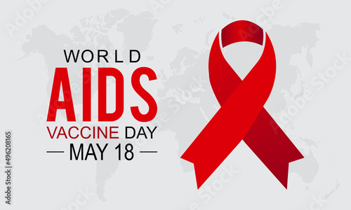 World Aids Vaccine Day. Annual HIV Vaccine Awareness Day concept for banner, poster, card and background design.
