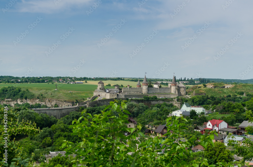 Old fortress in Kamyanets-Podilskiy