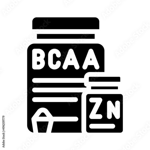 nutrition for athlete glyph icon vector. nutrition for athlete sign. isolated contour symbol black illustration