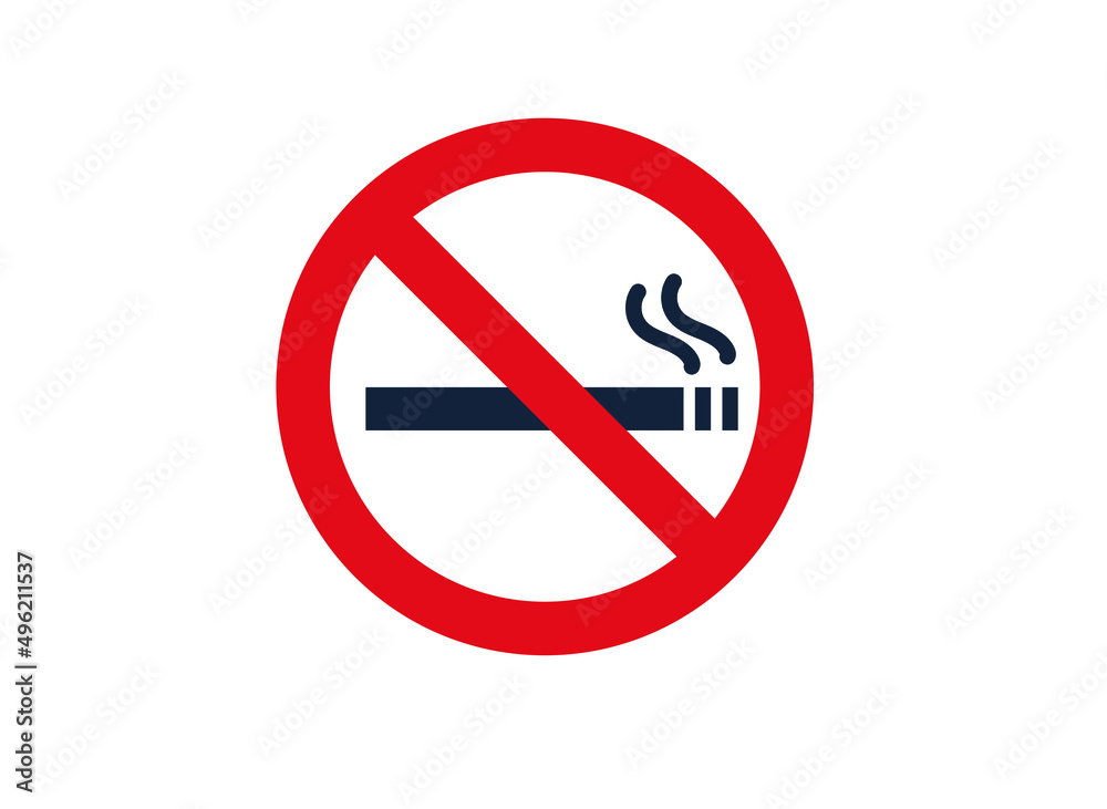 No smoking signal Icon. Vector Illustrator.
No smoking signal Icon. Vector Illustrator.