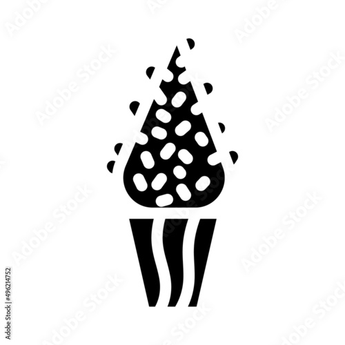 buxus sempervirens glyph icon vector. buxus sempervirens sign. isolated contour symbol black illustration