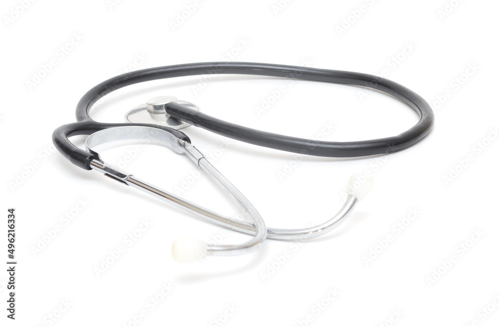 Stethoscope isolated on white background.