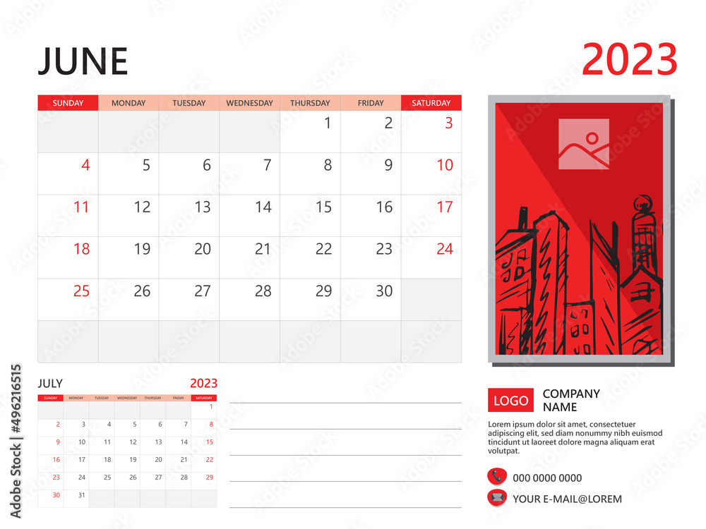 Calendar Planner 2023 And Set Of 12 Months June 2023 Template Week calendar-planner-2023-and-set-of-12-months-june-2023-template-week
