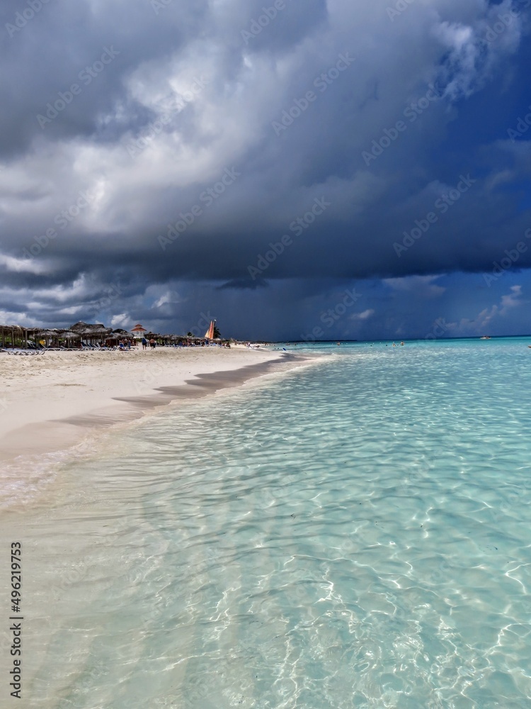 Fototapeta premium Beach at Cayo Santa Maria, Cuba