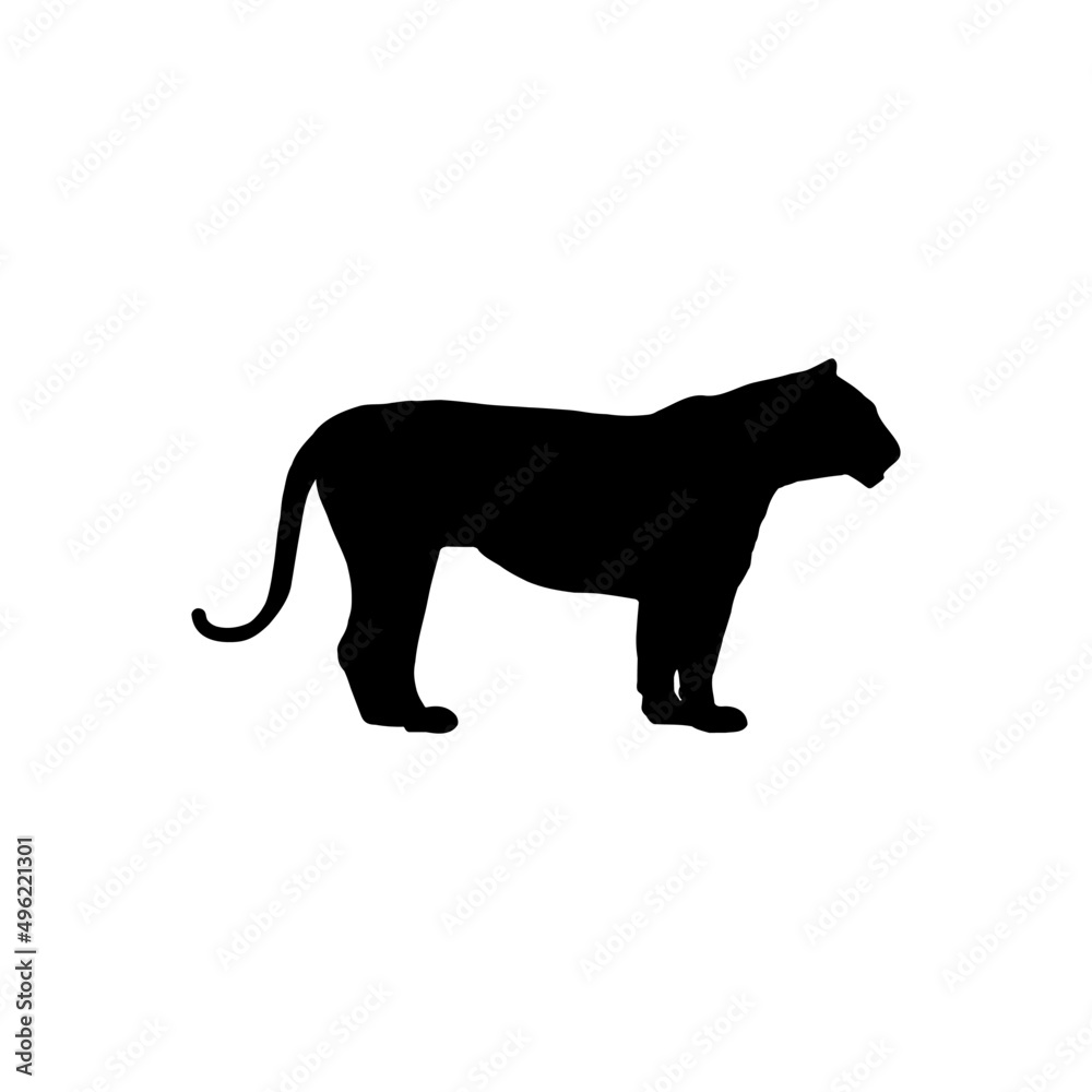 The Best tiger silhouette image on white background. It is suitable as a website and application icon that describes wild animals, especially tigers. The Best tiger silhouette image on white background. It is suitable as a website and application icon that describes wild animals, especially tigers.