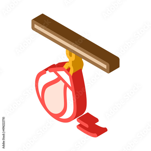 pear for exercising isometric icon vector. pear for exercising sign. isolated symbol illustration