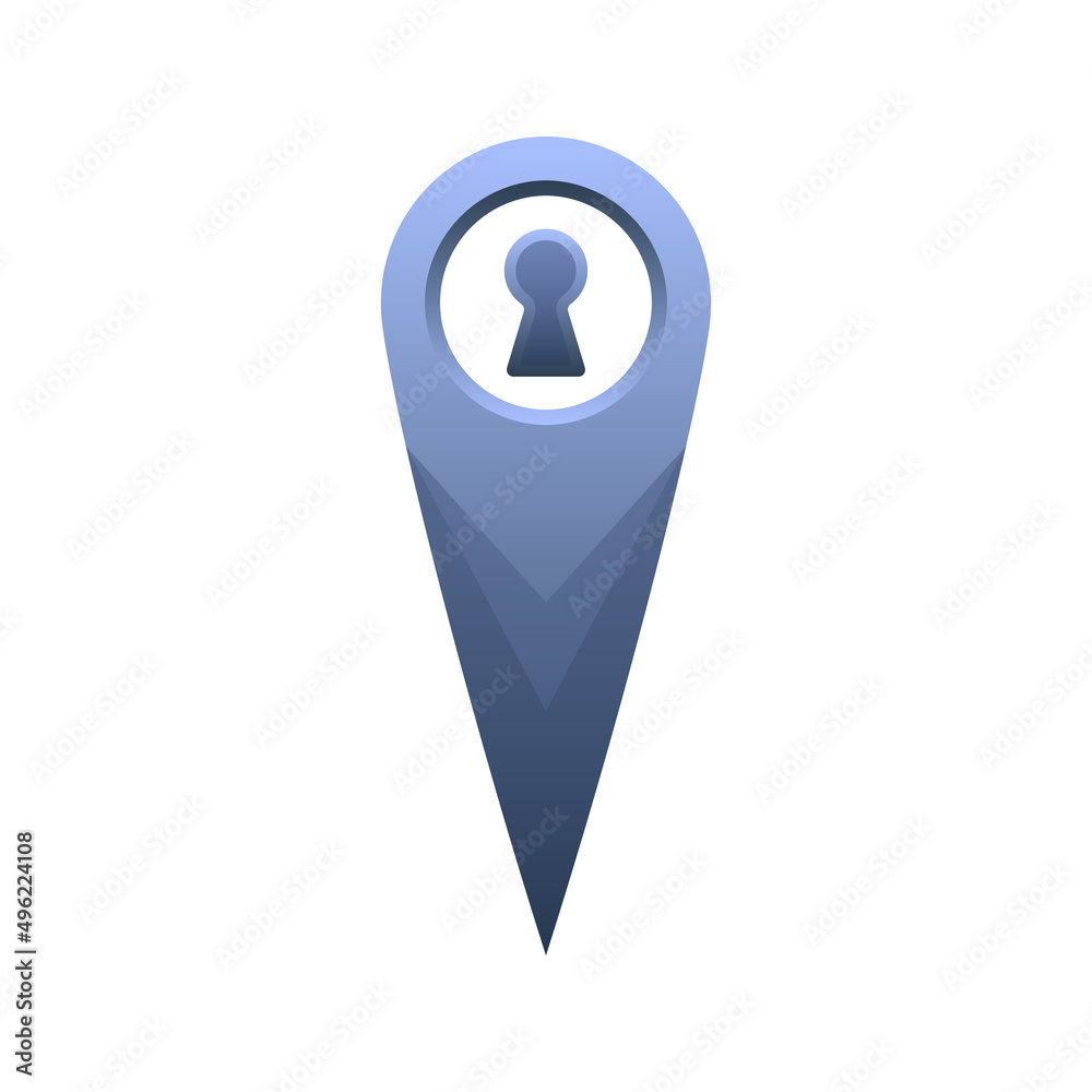 key location logo element design template icon key location logo element design template icon