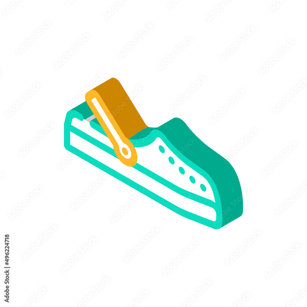 crocs beach footwear isometric icon vector. crocs beach footwear sign. isolated symbol illustration crocs beach footwear isometric icon vector. crocs beach footwear sign. isolated symbol illustration