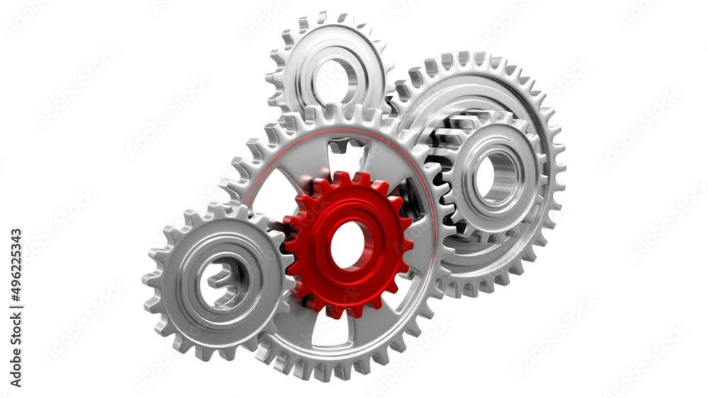 Industrial video background with gears. 3d animation. Industrial video background with gears. 3d animation.