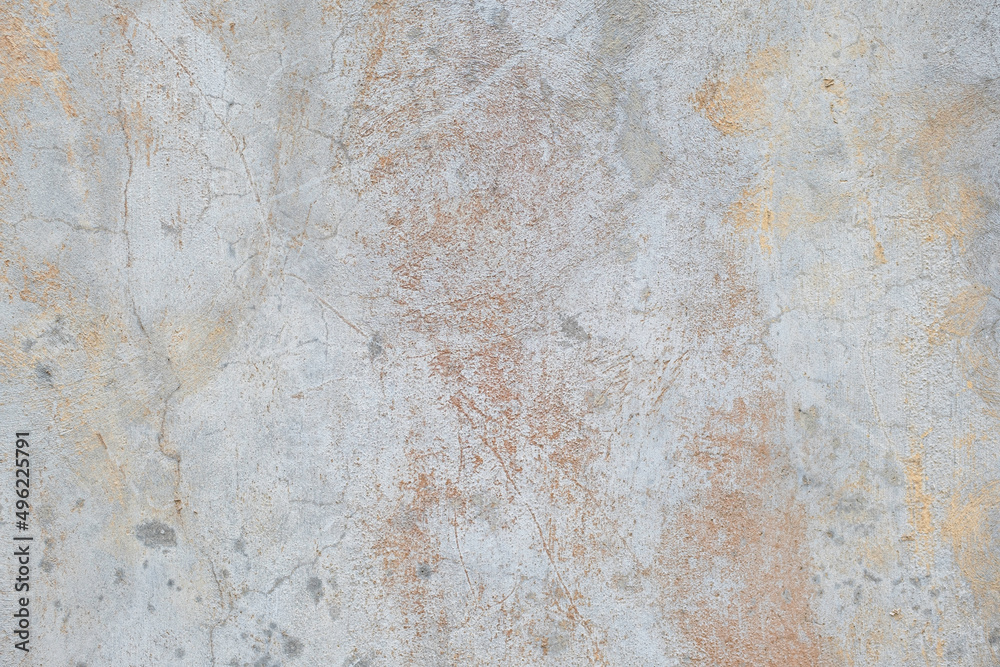 Old cracked and weathered concrete wall background texture