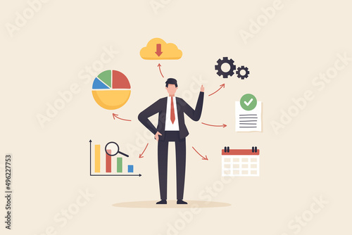 Business data analytics, management tools, intelligence, corporate strategy development, data-driven decision making.