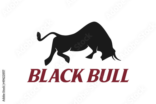 Cute Buffalo Bull Bison logo design inspiration
