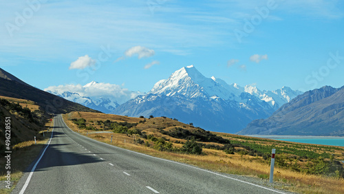 Road on the hill - New Zealand