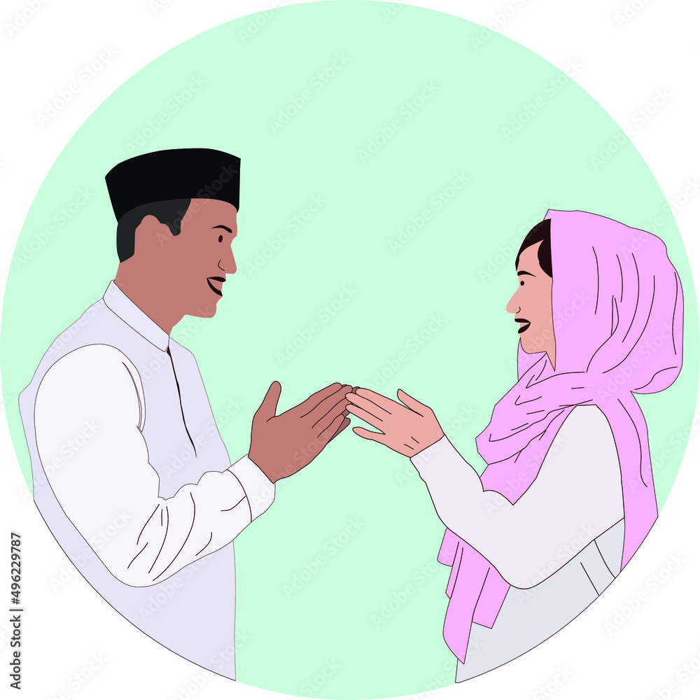 Eid Al-Fitr Vector Illustration Eid Al-Fitr Vector Illustration