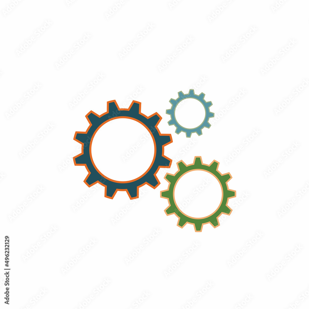 Gear logo icon design vector background template Gear logo icon design vector background template
