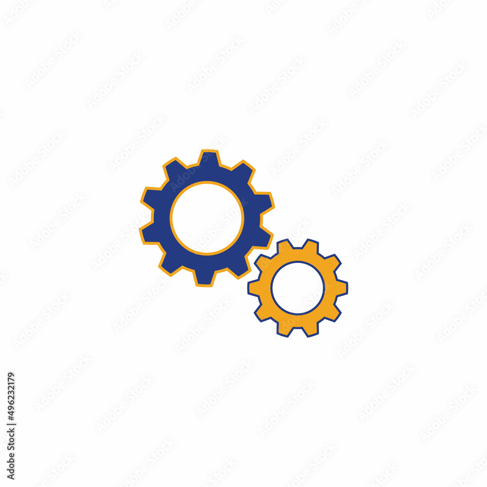 Gear logo icon design vector background template Gear logo icon design vector background template