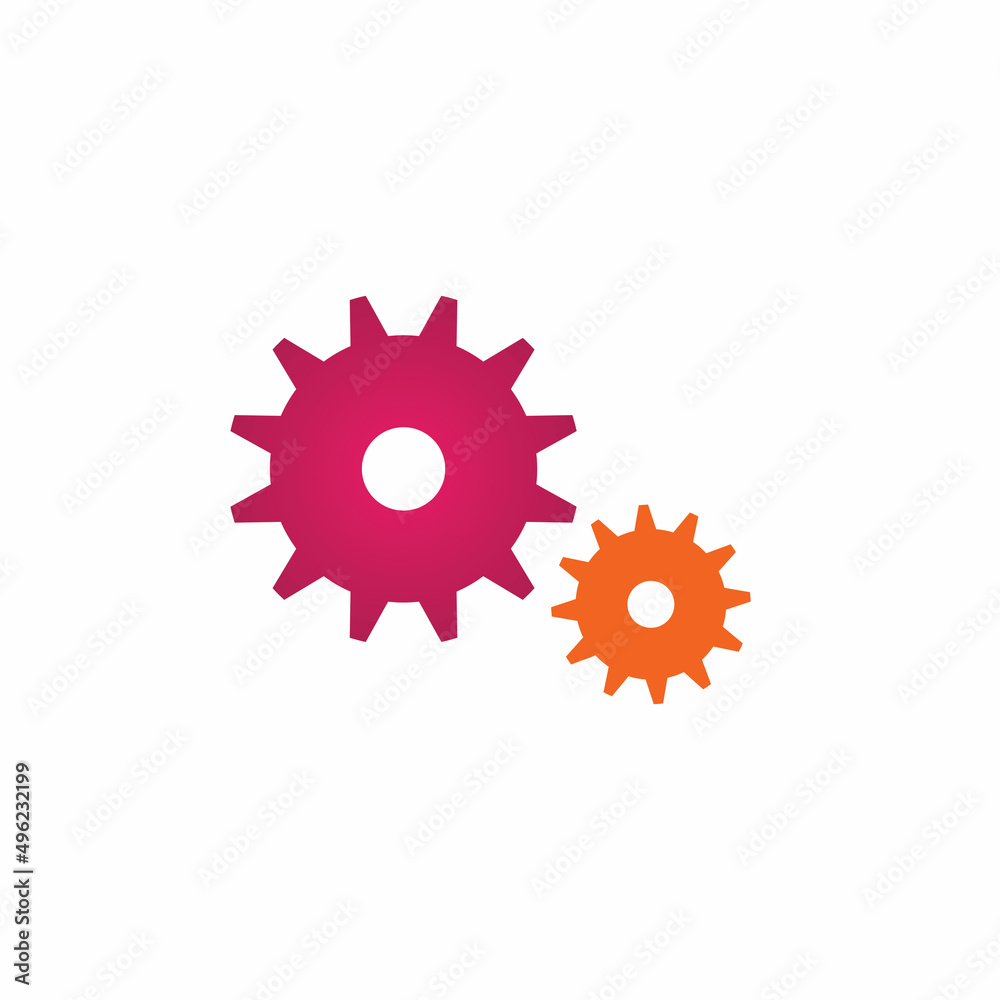Gear logo icon design vector background template Gear logo icon design vector background template