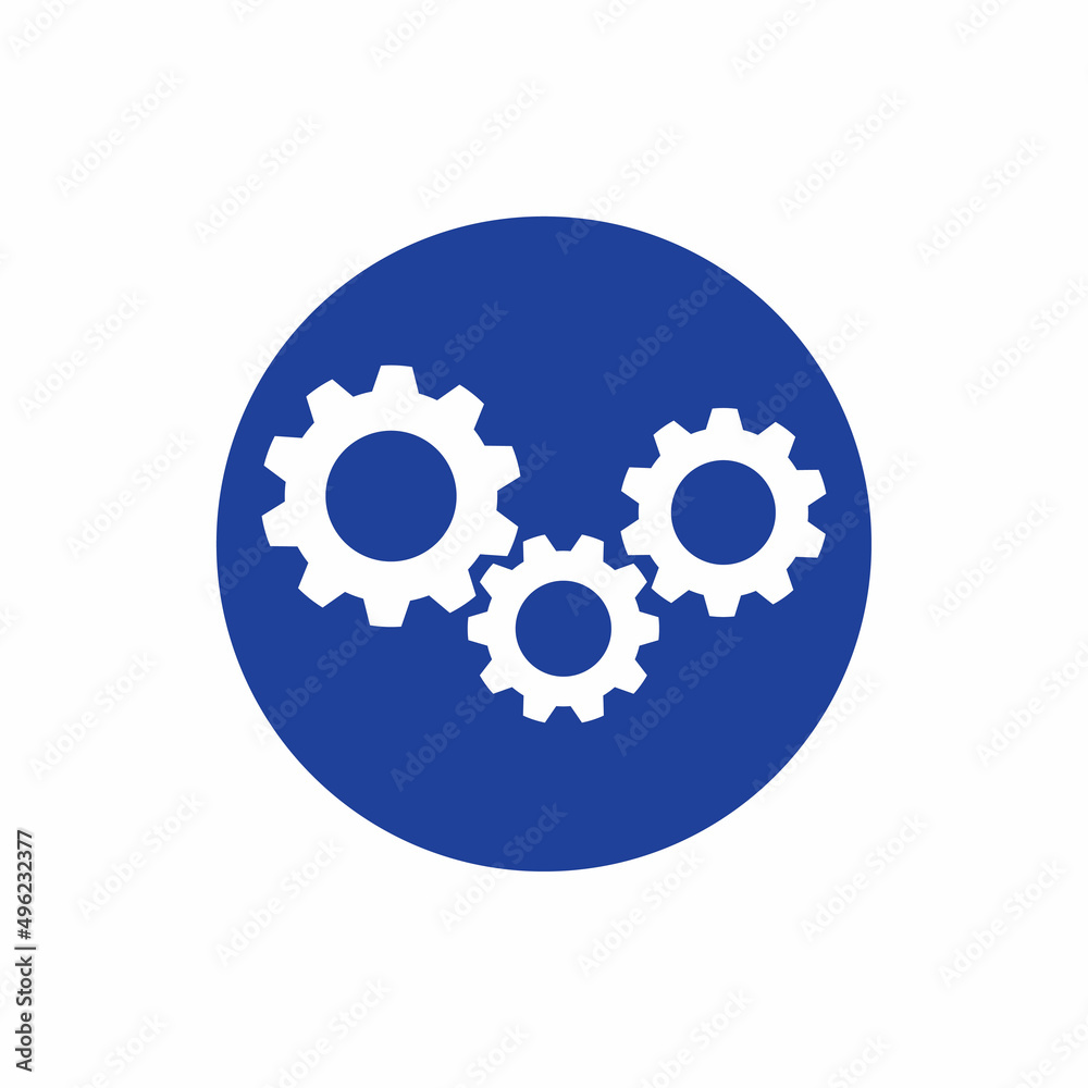 Gear logo icon design vector background template Gear logo icon design vector background template