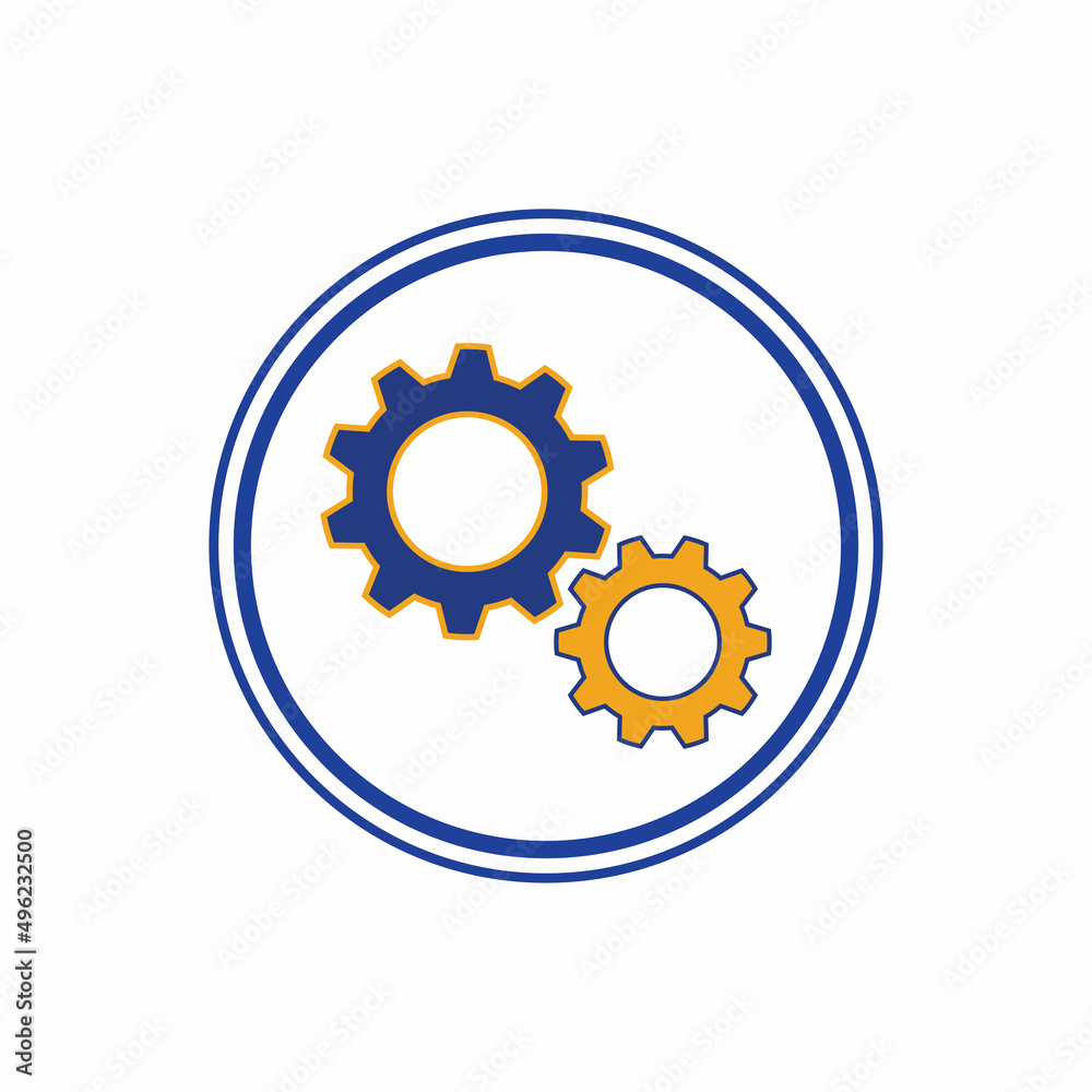 Gear logo icon design vector background template Gear logo icon design vector background template