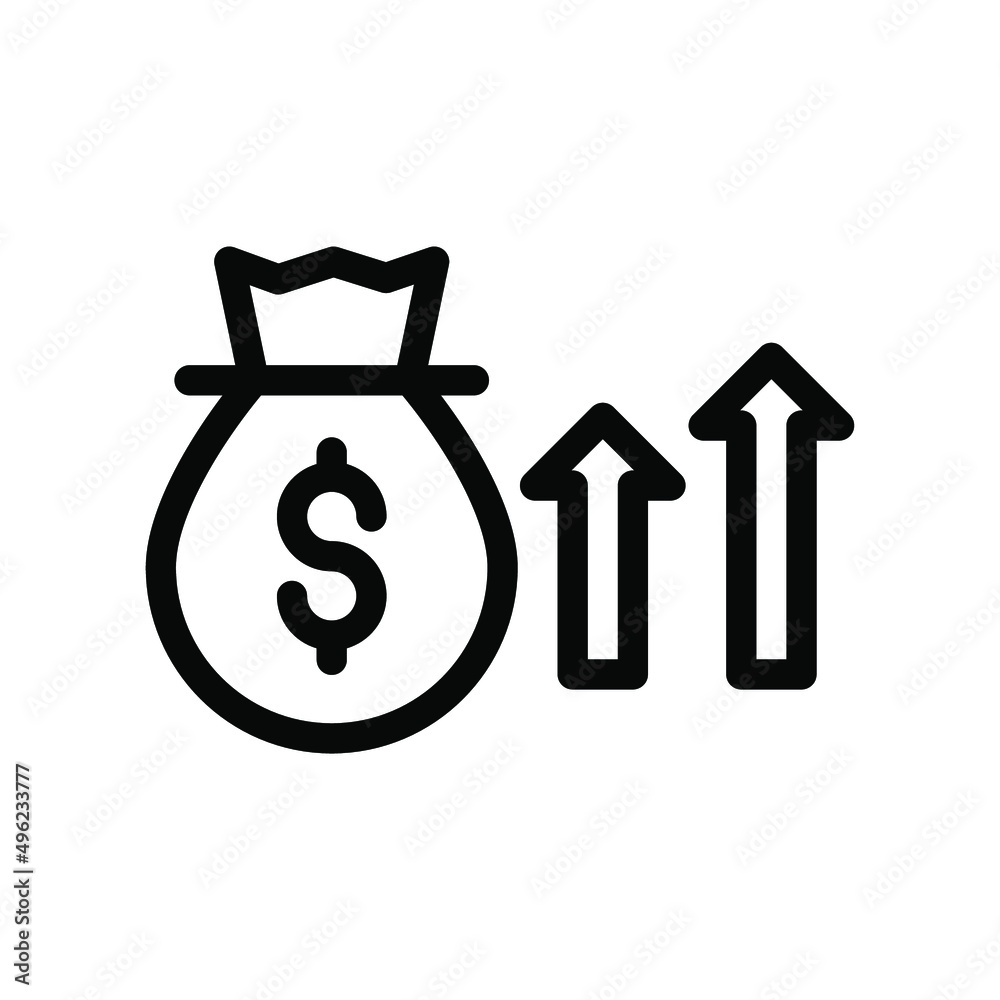 funds line icon illustration vector graphic funds line icon illustration vector graphic