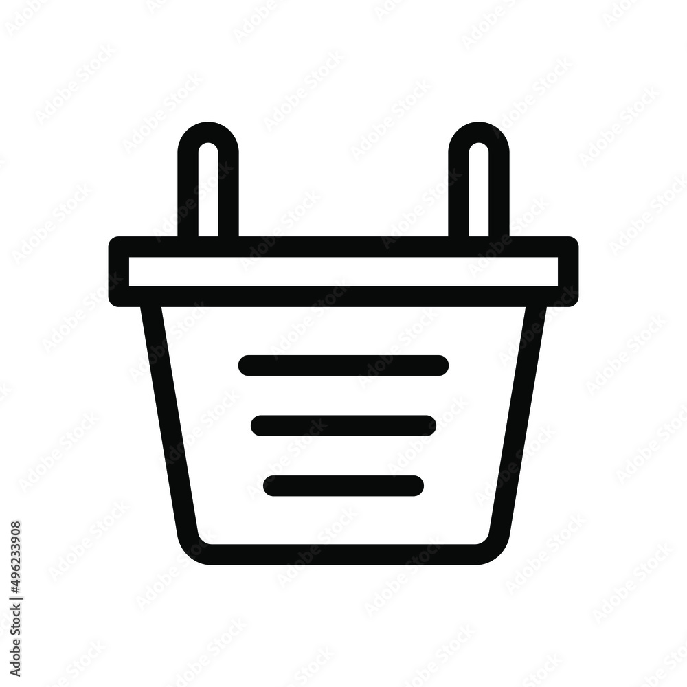 shopping line icon illustration vector graphic shopping line icon illustration vector graphic