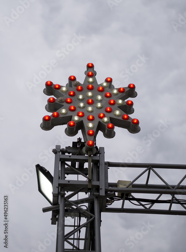 Decorative light star shaped