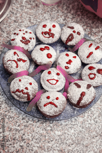 Obraz na płótnie Halloween w salonie