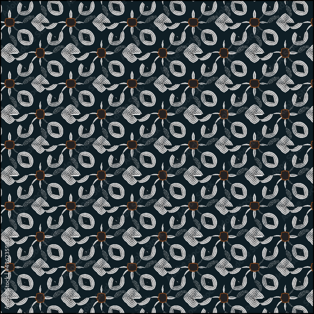 Pattern 44 -  for fabric or paper printing captured from the artwork for 220331_EditableElements
