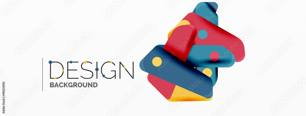 Tech minimal geometric wallpaper. Creative abstract background. Ribbon style stripes vector illustration for wallpaper banner background or landing page Tech minimal geometric wallpaper. Creative abstract background. Ribbon style stripes vector illustration for wallpaper banner background or landing page