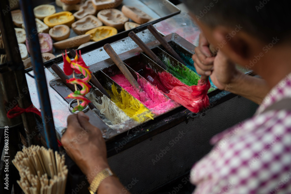 Obraz premium Sugar sculpture that comes with the opera festival 