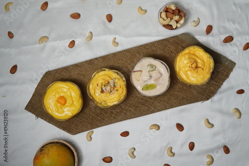 Traditional food on Hindu New Year. Gudipadwa Festival. photo