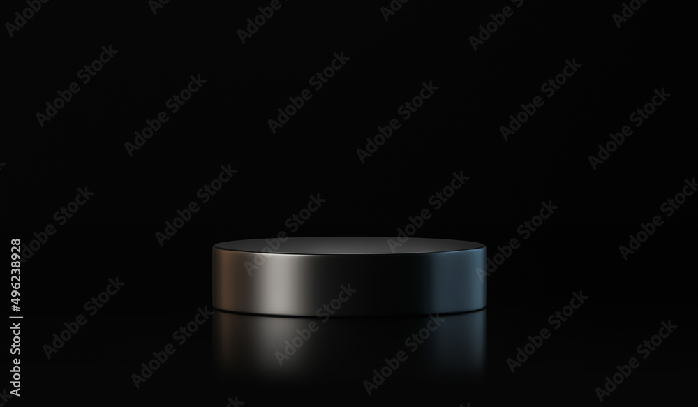 Empty black 3d podium luxury platform scene modern background of product presentation pedestal stage or blank studio template stand minimal display and cosmetic art showcase on dark showroom backdrop. Empty black 3d podium luxury platform scene modern background of product presentation pedestal stage or blank studio template stand minimal display and cosmetic art showcase on dark showroom backdrop.