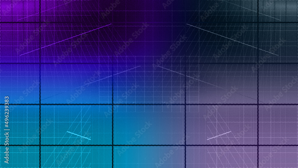 Obraz premium Abstract glitch art grid background image.