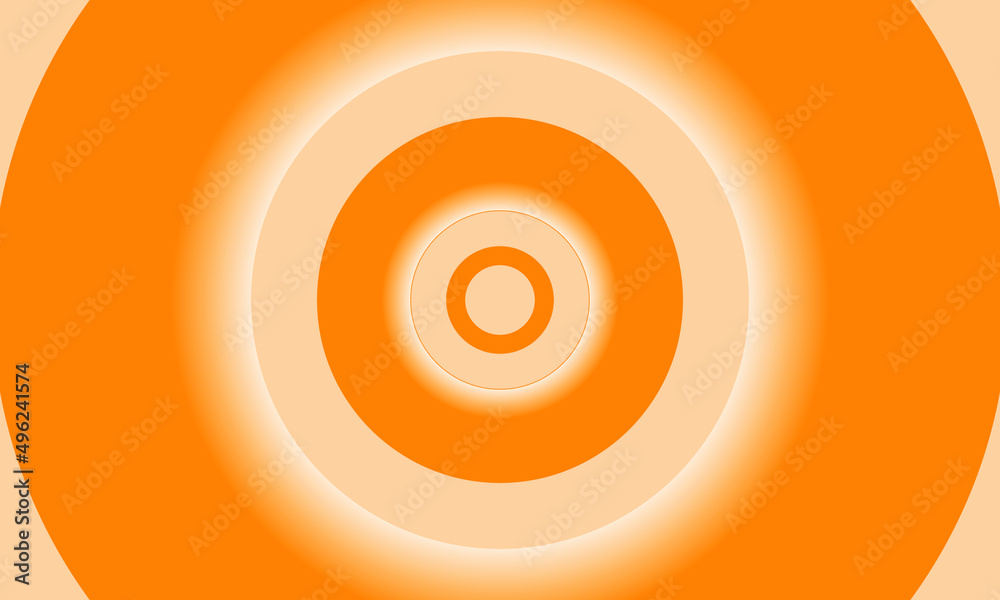 Glowing Circle Orange Abstract Background Glowing Circle Orange Abstract Background