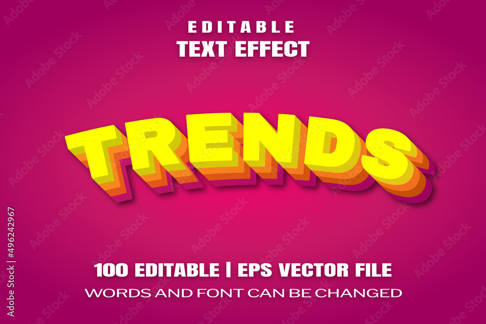 text effects Trends