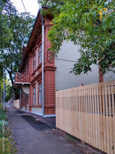 beautiful old wooden house