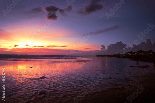 sunset over the sea © Gnevkovska
