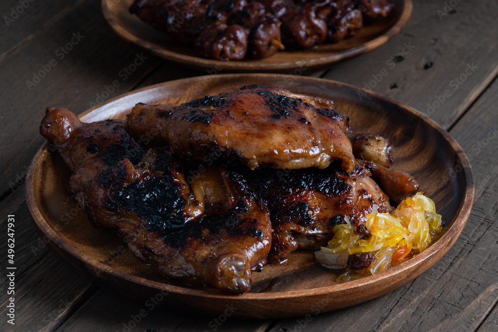 Foto de chicken gizzard also known as batikulon barbecue; a famous