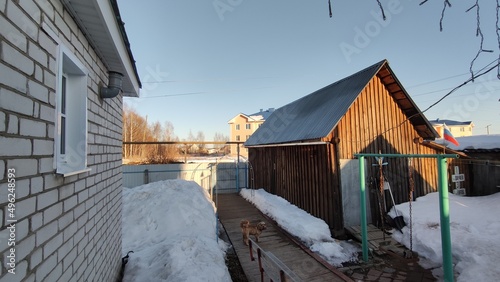 small house in the village