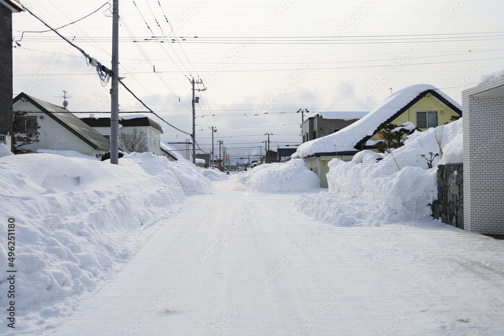 北海道の冬景色