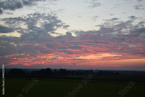 Sonnenuntergang bei Hofhegnenberg