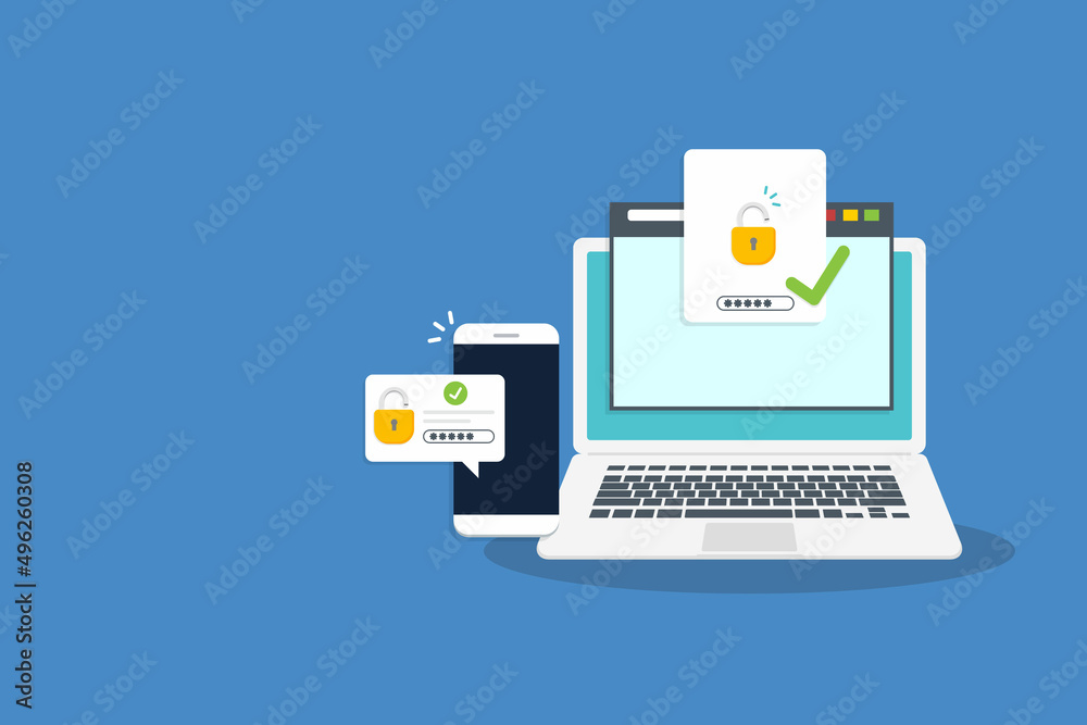 Two Factor Authentication , Multi-Factor Authentication Security Concept Two Factor Authentication , Multi-Factor Authentication Security Concept