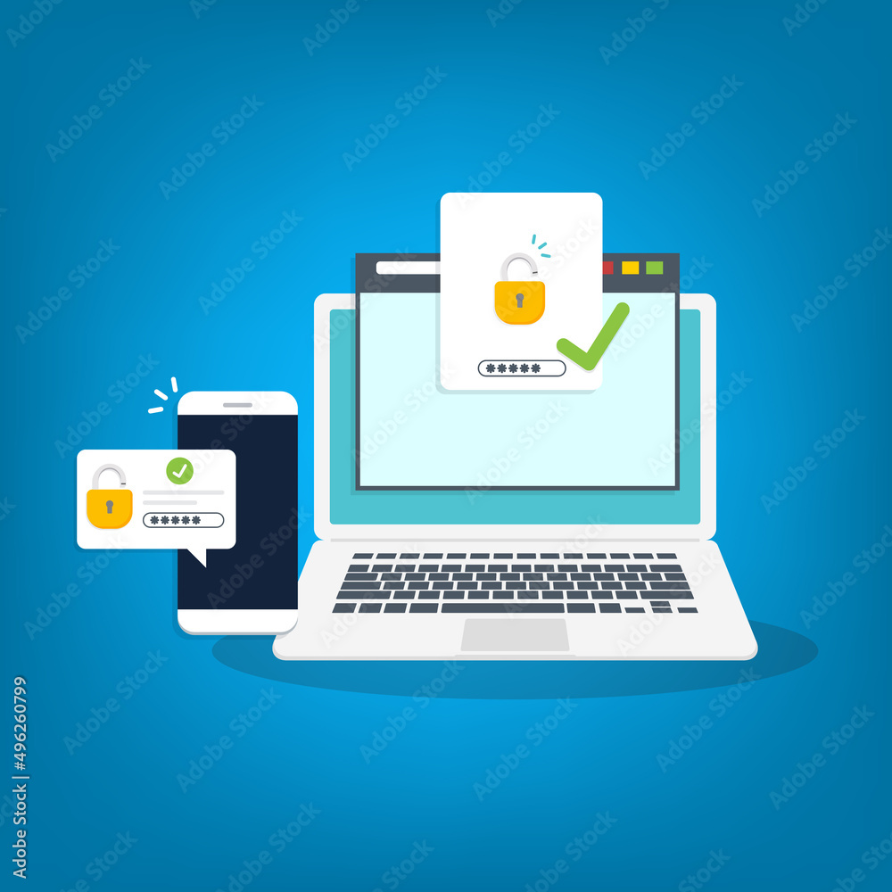 Two Factor Authentication , Multi-Factor Authentication Security Concept Two Factor Authentication , Multi-Factor Authentication Security Concept